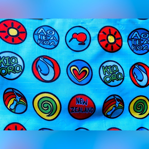 Kia Ora Kiwi New Zealander tote purse with removable strap NWOT - Picture 2 of 4